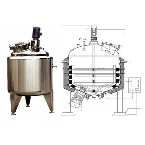 Double Jacket Mixing Tank